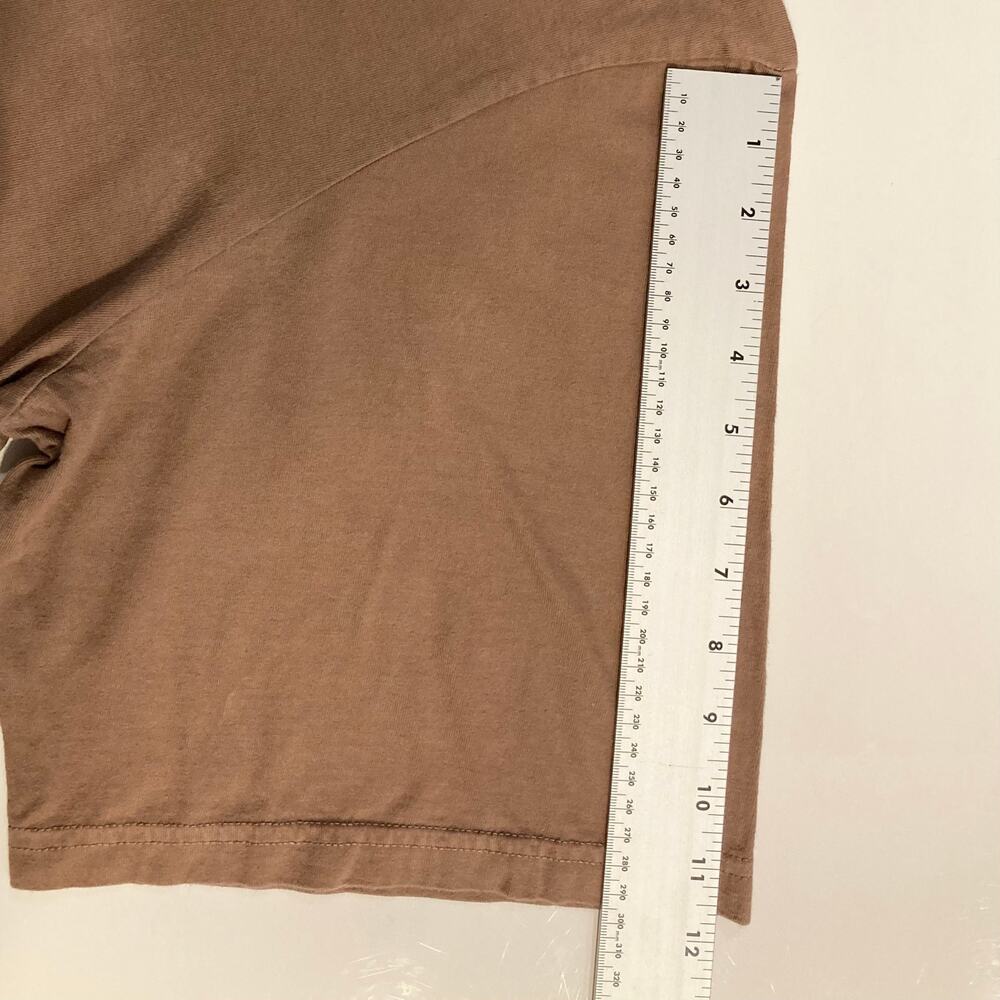 nwot BLUE FISH Top Tunic Dress 3~L~XL Brown Graphic-Art Organic-Cotton HandPrint - Picture 9 of 10